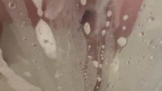 Perverted neighbor sneaks in and watches me shower