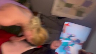 PETITEBLONDE GIVES JAWDROPPING BLOWJOB