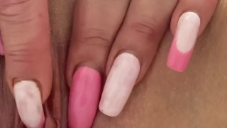 Close up pussy orgasm, sensitive clitoris and orgasm