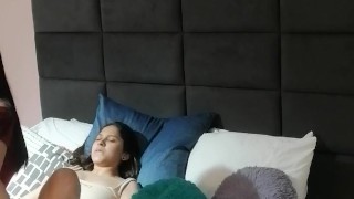 Milf rides my pussy at my stepdad's house