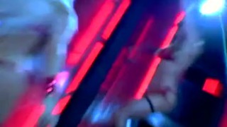 Threesome sex for Alexis Malone and Jassie James for cum