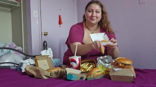 Klairvayzer Indulges in Fast-Food Face Stuffing