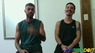 Tattooed Australian Elijah And Mateo Enjoys Anal Fuck