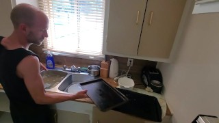  A Sink Full Of Dishes &amp; One Cute Cabana Boy 