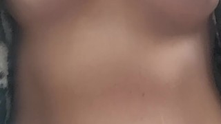 Nipple play rubbing on my nipple till I come