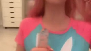 Stella Skye Sloppy Blowjob Begging For Your Cum