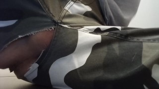 Stretching my old hole with anal dildo