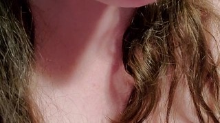 Sloppy Dildo Blowjob with Alien Slime