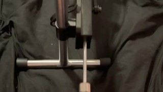 Goth Girl Getting Fucked By Fuck Machine