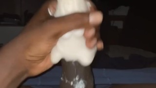 First time using a pocket pussy.