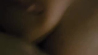 I throw her on the bed and fuck her doggy