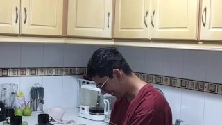 Delicious blowjob on my stepbrother's cock