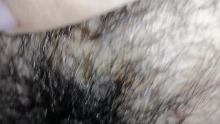 Estímulo su clitoris con mi glande y le meto solo la puntita para dejarla con las ganas