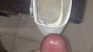 Fuck Pink High Heels Sandal and Cum in Well-Worn Sneaker