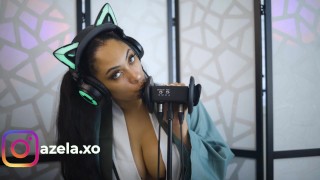 Tsunade Cosplay ASMR - Ear Eating and Licking. YOU WON'T LAST!