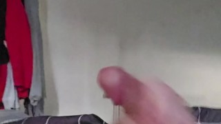 Wanking myself off with cumshot