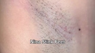 Kickboxing Workout at the Gym! Sweating in Public, Feet and Armpit Fetish.