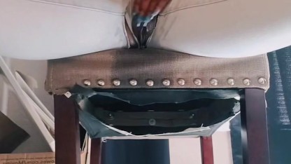 Risky business under coworkers desk 💦 subscribe to my fansly for the full uncensored video 📹