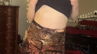 pulling my undies to the side…