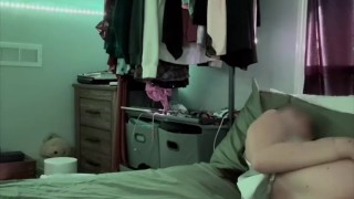 Neighbor fingers me and makes me beg to fuck my pussy