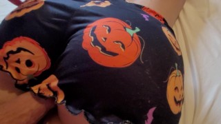 I Cum on Stepsis's Halloween Pajama instead of Massage