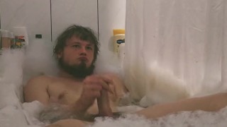 Wanking D in Jacuzzi