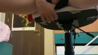 Solo male playing with big uncut dick enjoying time alone