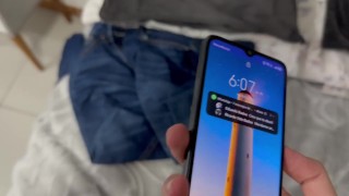 Cheating House Wife Calls Husband While Sucking My Cock