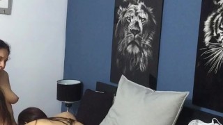 My girlfriend fucks my pussy and gives me delicious oral