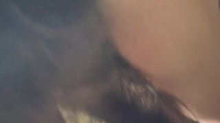 Her pussy was sore from night before, takes dick and cum on face