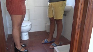 taboo stepmother tells stepson to piss in front of her and wash his dirty cock