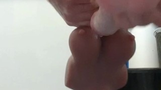 Last time ebony doll gets fucked and deep creampied