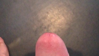 Cumshot before shower
