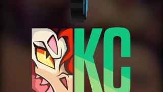 Sexy Furry Girl takes massive Knotted Dildo as deep as she can handle