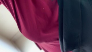 Arabian Hotel Maid Cleaning My Room & Show Me her Huge ass & huge Boobs!