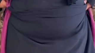 Huge Boobs & Huge Ass Crazy Hot Arabian Hotel Maid Show Her Sexy Body & Make Me Seduce For Fuck!