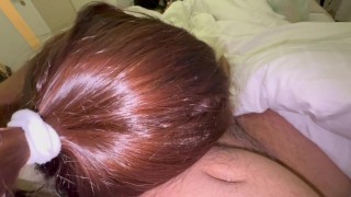 I love when my stepsister suck and play with my cum