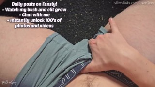 Watch My Bush And Clit Grow After Trimming & Testosterone Increase Previews Trans Man River Gray