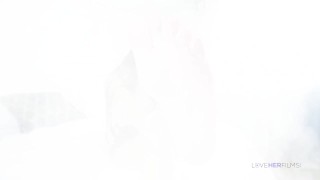 Hot Feet Tease With Madison Wilde