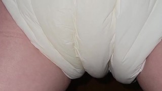 After my diaper change I soak my diaper