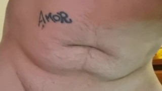 Couch humping and oiled up crazy orgasm..