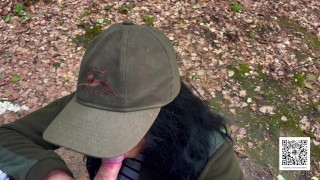 Outdoor risky fuck in forest - Tonny and Mia