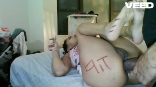 BIG DICK ANAL GAPE FUCK HARDCORE EBONY SMOKE HOT