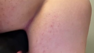 Solo Bad Dragon gape