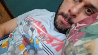 I am jerking off my hard dick