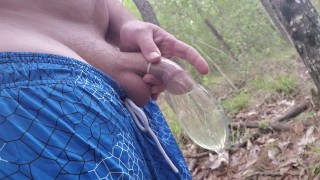 deep woods piss in a condom