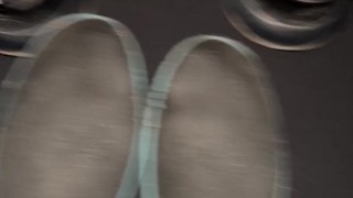 Cumshot on my friends worn nike shoes