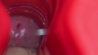 Red Tunnel Of Frot Straight Edge Cock Block Dangling Close Up Cock Twink Shorties