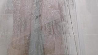Pissing in the shower