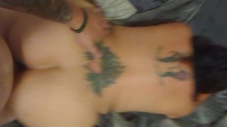 Daddy's cum dripping down my pussy